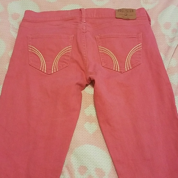 Pink Hollister skinny stretch jeans - Picture 4 of 4